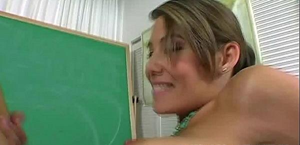  Sexy teacher fucks her lucky student